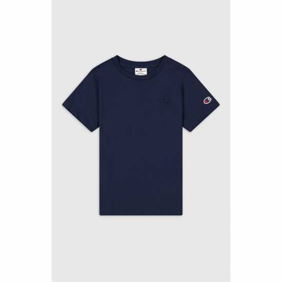 Champion Crew Neck T-Shirt  Boys Морска синьо Детски тениски и фланелки