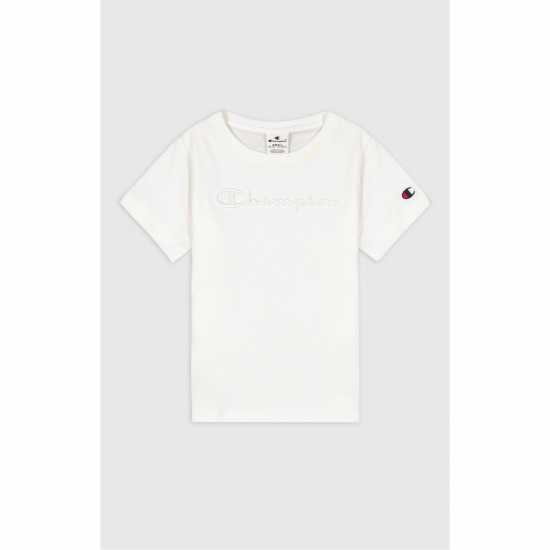 Champion Roc Cml Ts Jn99 White Детски тениски и фланелки