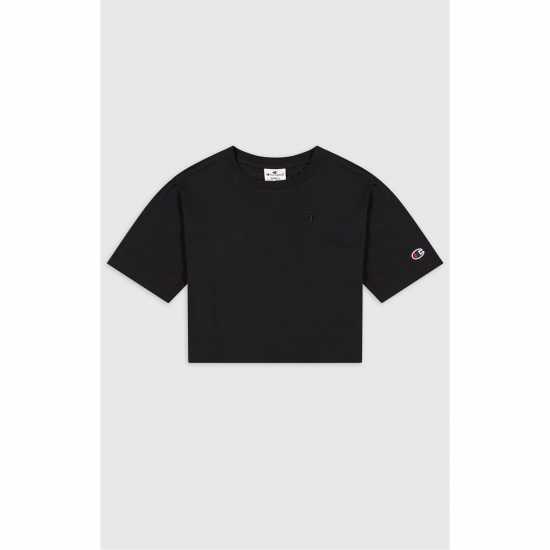 Champion Roc Cml Ts Jn99 Черно Детски тениски и фланелки