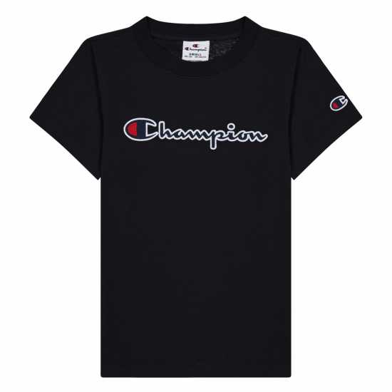 Champion Roc Rcg Ts Jn99 Черно Детски тениски и фланелки