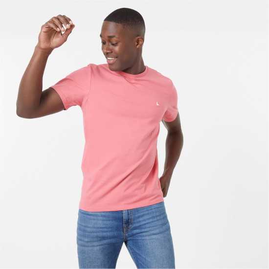 Jack Wills Sandleford T-Shirt Циан Мъжко облекло за едри хора