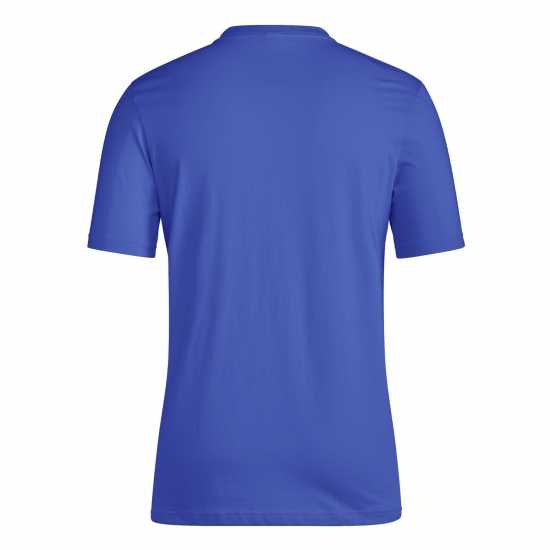 Adidas Мъжка Риза Essentials Single Jersey Linear Embroidered Logo T-Shirt Mens Син SL Мъжко облекло за едри хора