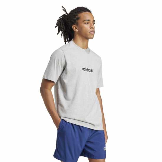 Adidas Мъжка Риза Essentials Single Jersey Logo T-Shirt Mens