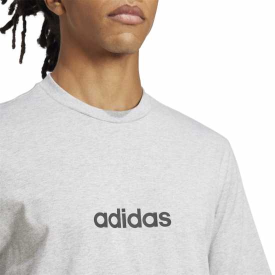 Adidas Мъжка Риза Essentials Single Jersey Logo T-Shirt Mens