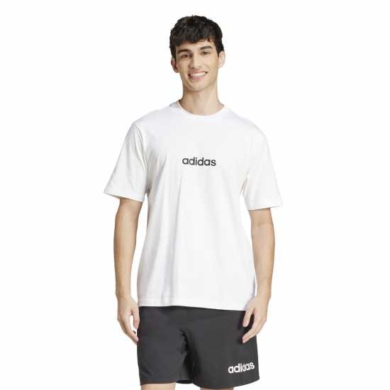 Adidas Мъжка Риза Essentials Single Jersey Logo T-Shirt Mens