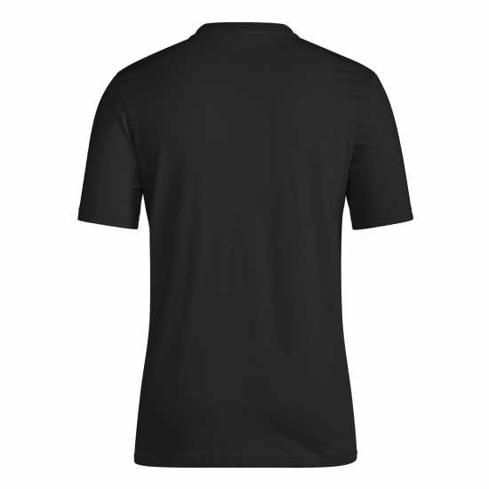 Adidas Мъжка Риза Essentials Single Jersey Linear Embroidered Logo T-Shirt Mens Черен SL Мъжко облекло за едри хора