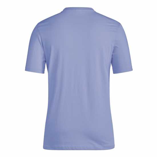 Adidas Мъжка Риза Essentials Single Jersey Linear Embroidered Logo T-Shirt Mens Синя искра 