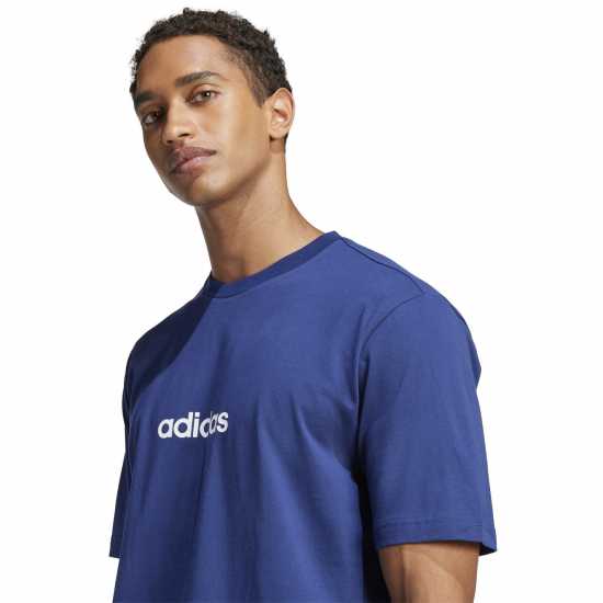 Adidas Мъжка Риза Essentials Single Jersey Logo T-Shirt Mens