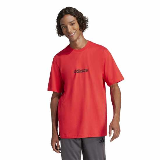 Adidas Мъжка Риза Essentials Single Jersey Logo T-Shirt Mens