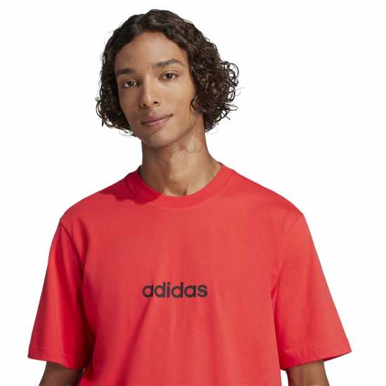 Adidas Мъжка Риза Essentials Single Jersey Logo T-Shirt Mens