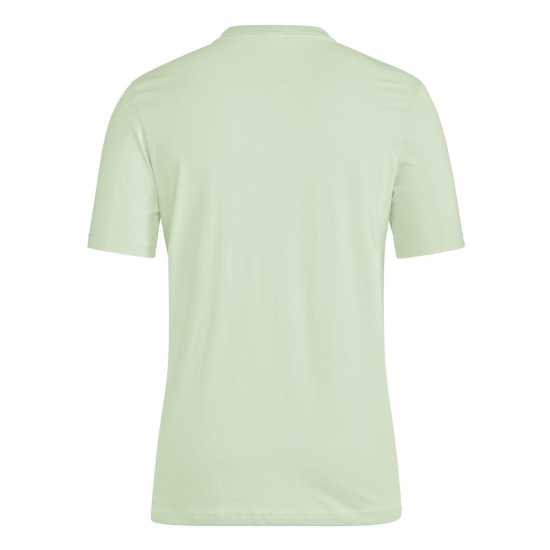 Adidas Мъжка Риза Essentials Single Jersey Linear Embroidered Logo T-Shirt Mens Зелена Искра SL Мъжко облекло за едри хора