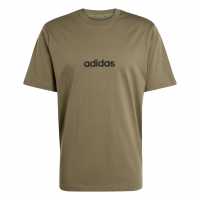 Adidas Мъжка Риза Essentials Single Jersey Linear Embroidered Logo T-Shirt Mens  Мъжко облекло за едри хора