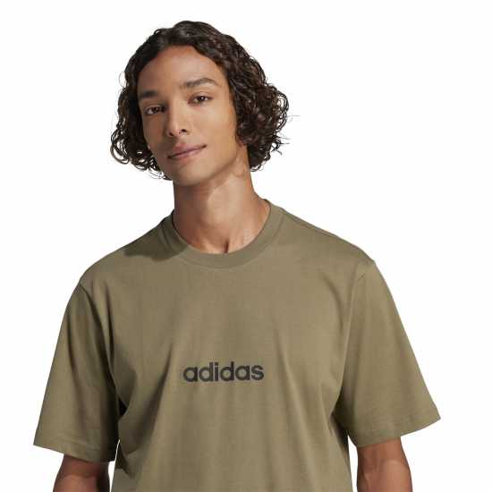 Adidas Мъжка Риза Essentials Single Jersey Logo T-Shirt Mens