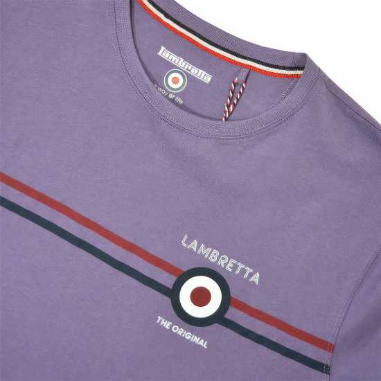 Lambretta Stripe Tee  Мъжко облекло за едри хора