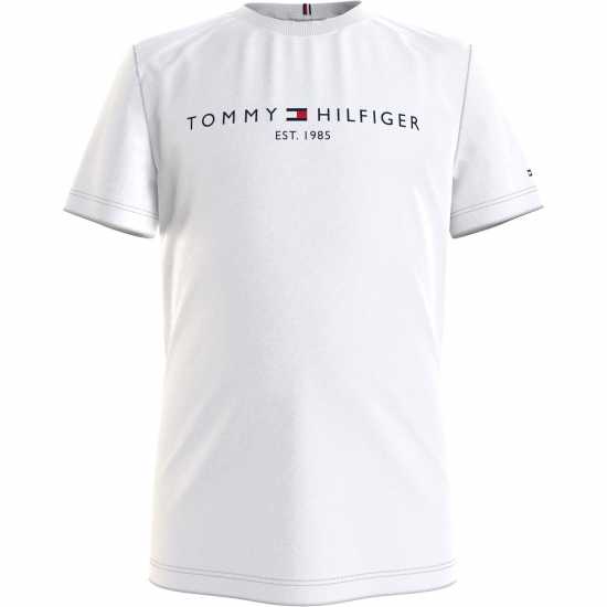 Tommy Hilfiger Детска Тениска Essential T Shirt Juniors Бял YBR Детски тениски и фланелки