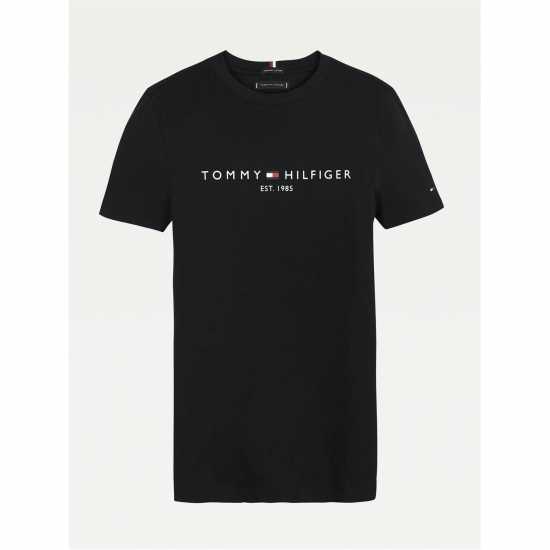 Tommy Hilfiger Детска Тениска Essential T Shirt Juniors Черно BDS 