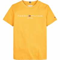 Tommy Hilfiger Детска Тениска Essential T Shirt Juniors Златна KEM 