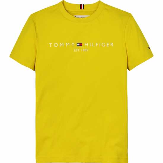 Tommy Hilfiger Детска Тениска Essential T Shirt Juniors Долина Жълто 