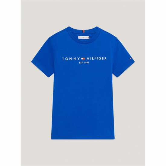 Tommy Hilfiger Детска Тениска Essential T Shirt Juniors Ултра синьо 