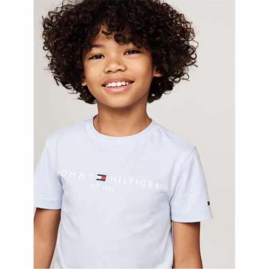 Tommy Hilfiger Детска Тениска Essential T Shirt Juniors Бризи Син C1O 