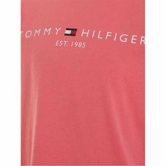 Tommy Hilfiger Детска Тениска Essential T Shirt Juniors Гламурно розово 