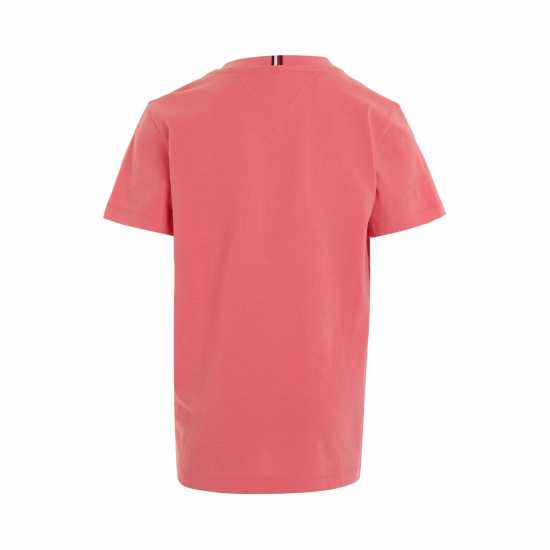 Tommy Hilfiger Детска Тениска Essential T Shirt Juniors Гламурно розово 