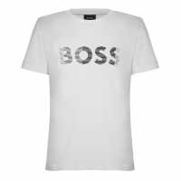 Hugo Boss Тениска Boss Long Sleeve T Shirt Бяло 100 Mens Big and Tall