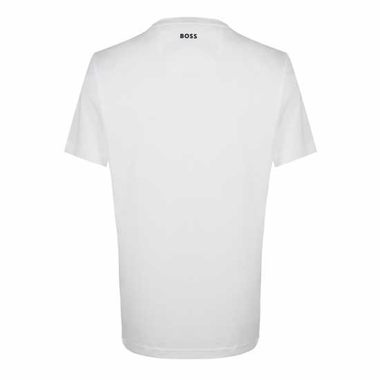 Hugo Boss Тениска Boss Long Sleeve T Shirt Бяло 100 Mens Big and Tall