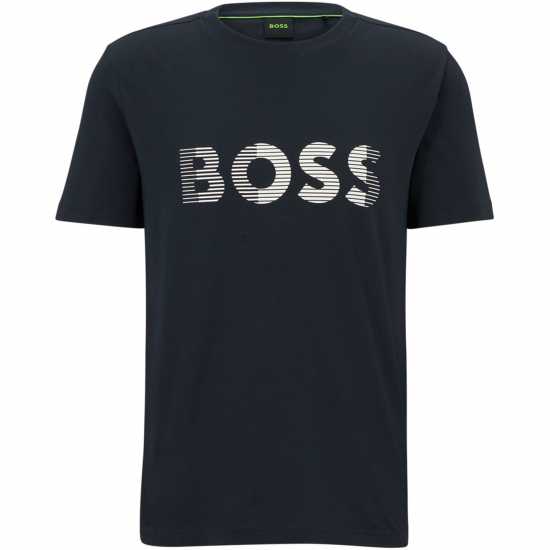 Hugo Boss Тениска Boss Long Sleeve T Shirt Тъмно син 402 Mens Big and Tall