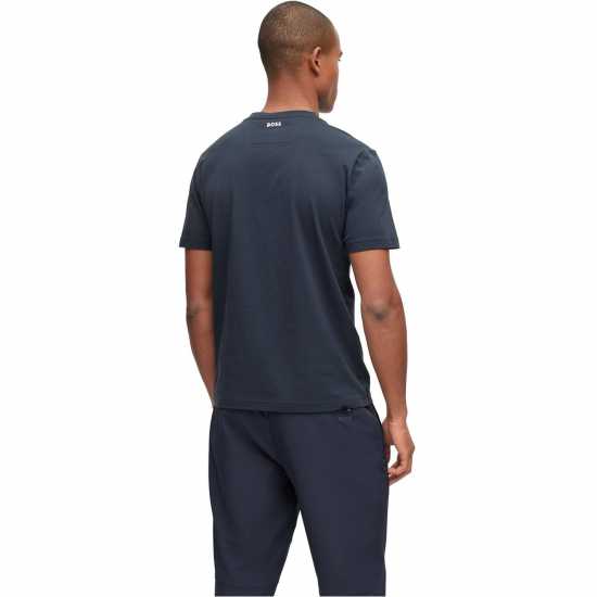 Hugo Boss Тениска Boss Long Sleeve T Shirt Тъмно син 402 Mens Big and Tall