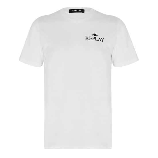 Replay Small Logo T-Shirt Бяло 001 Tshirts under 20