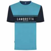 Lambretta Panel Tee  Мъжко облекло за едри хора