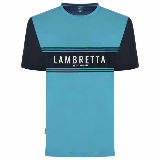 Lambretta Panel Tee  Мъжко облекло за едри хора