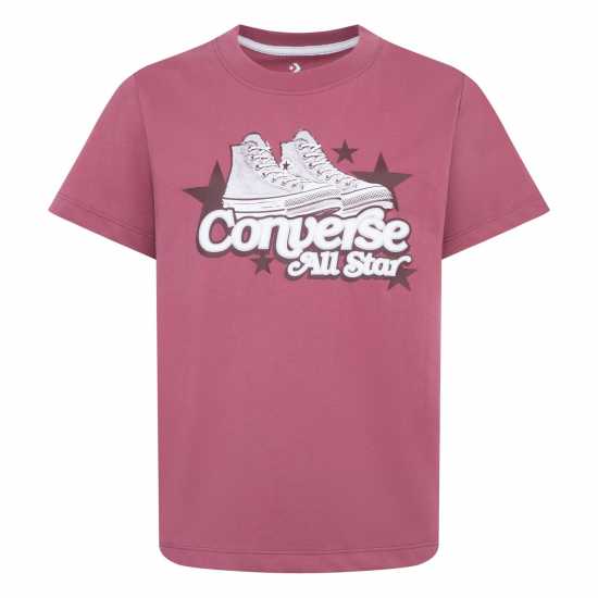 Converse Retro Gfx T- Shirt Junior Girls  