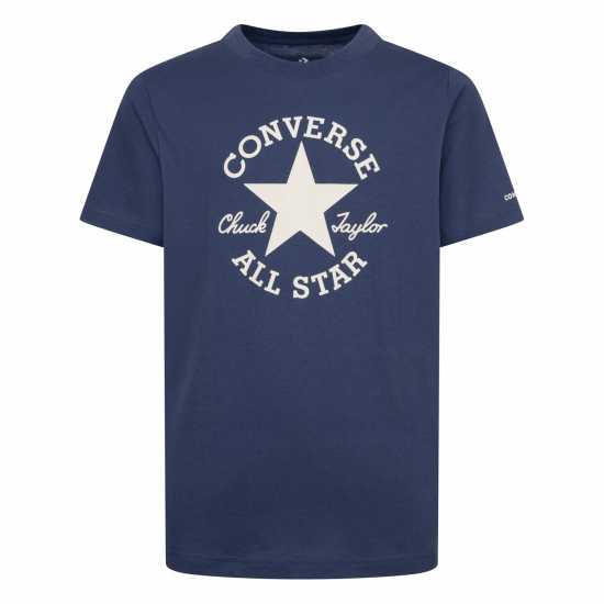 Converse Тениска Момчета Dissected Chuck Patch Short Sleeve Tee Junior Boys  