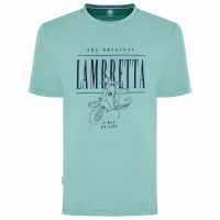 Lambretta Artwork Tee  Мъжко облекло за едри хора