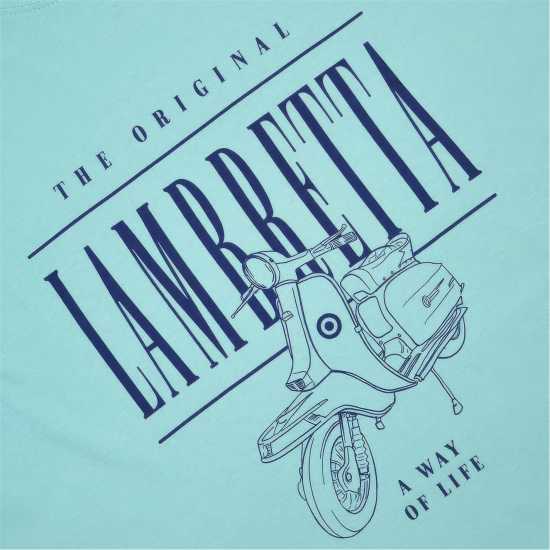 Lambretta Artwork Tee  Мъжко облекло за едри хора