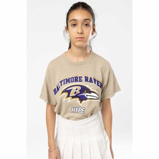 Hype Nfl X Sand Tee Jn99 Балтимор Рейвънс Детски тениски и фланелки