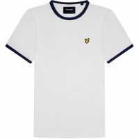 Lyle And Scott T-Shirt Бяло/Морско синьо Z660 Tshirts under 20