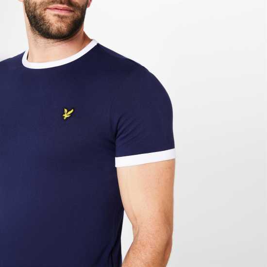 Lyle And Scott T-Shirt Нви/Бял Z629 Tshirts under 20