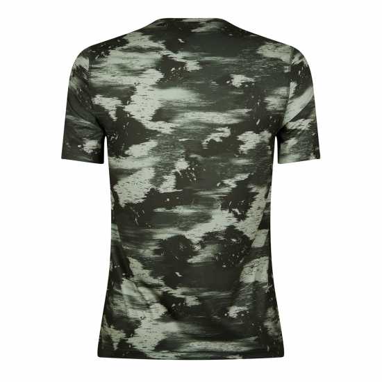 Reebok Мъжка Риза Training Camo T-Shirt Mens Армейско зелено Мъжко облекло за едри хора