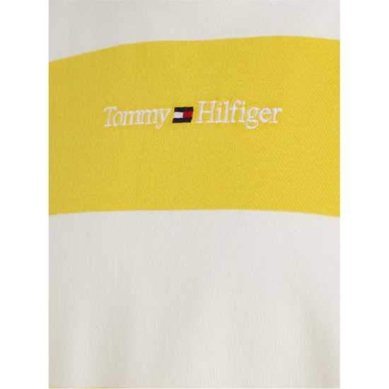 Tommy Hilfiger Тениска С Лого Bold Stripe Logo Tee Звезда Фрукт Жълт Kids