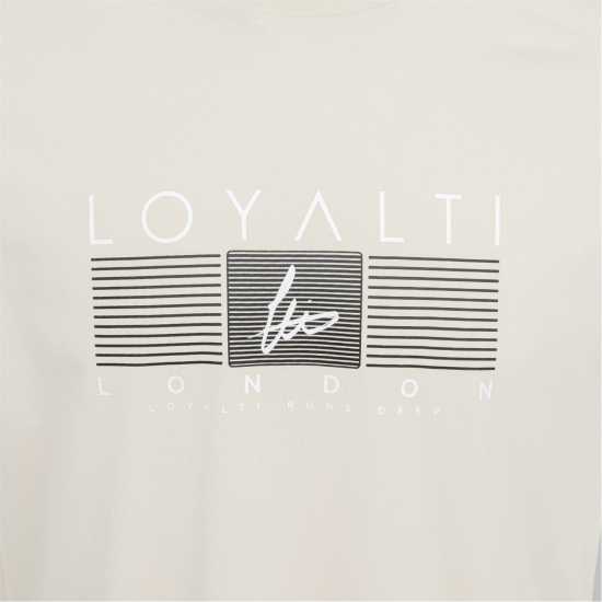 Loyalti Loyalti Leanord Tee Оф бяло 