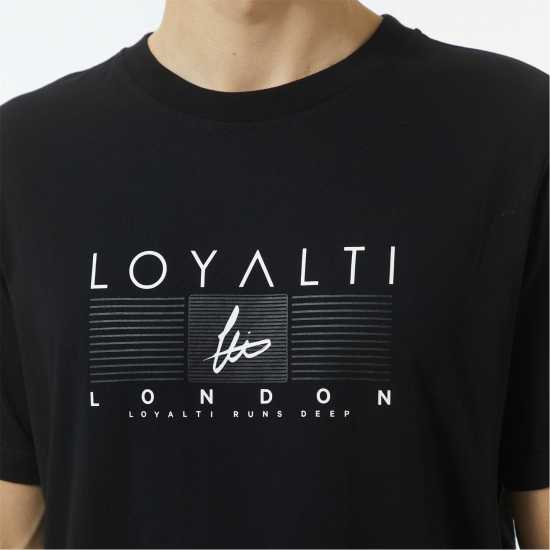 Loyalti Loyalti Leanord Tee Черно 