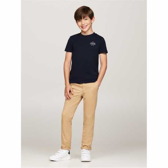 Tommy Hilfiger Short-Sleeved T-Shirt Пустинно небе DW5 