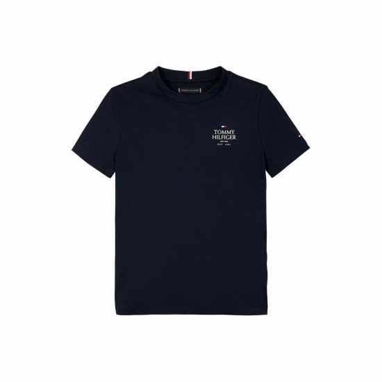 Tommy Hilfiger Short-Sleeved T-Shirt Пустинно небе DW5 