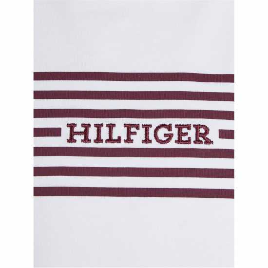 Tommy Hilfiger Monotype Print Stripe Reg Tee Ss  