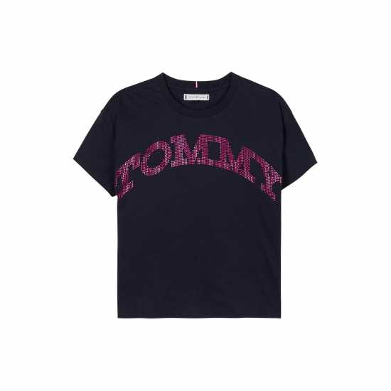 Tommy Hilfiger Tommy Dot Foil Tee Ss Пустинно небе DW5 