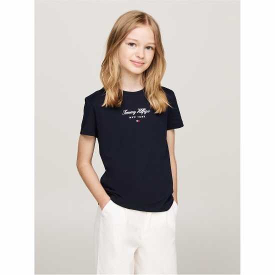 Tommy Hilfiger Th Nyc Foil Tee Ss Пустинно небе DW5 