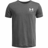 Under Armour Cotton Short Sleeve T-Shirt Junior Boys Кастълрок Хтър Детски тениски и фланелки